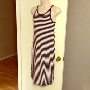 BNWT Black and White Stripe Dress